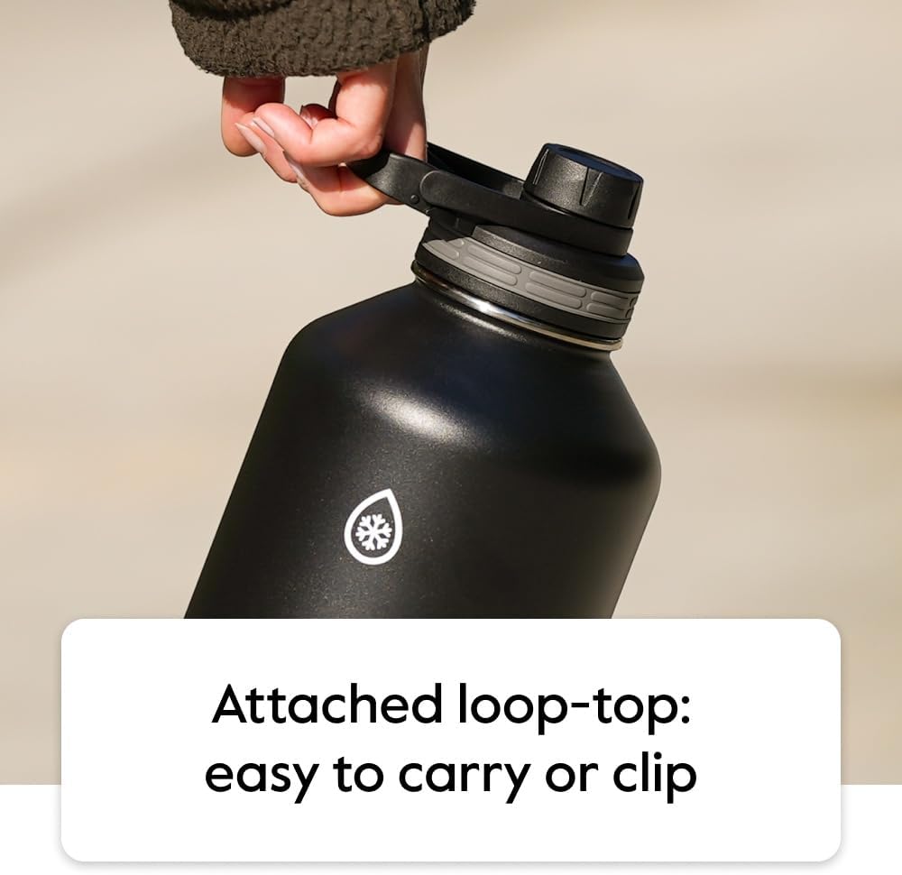 24oz Insulated Stainless Steel Water Bottles – 2-Pack