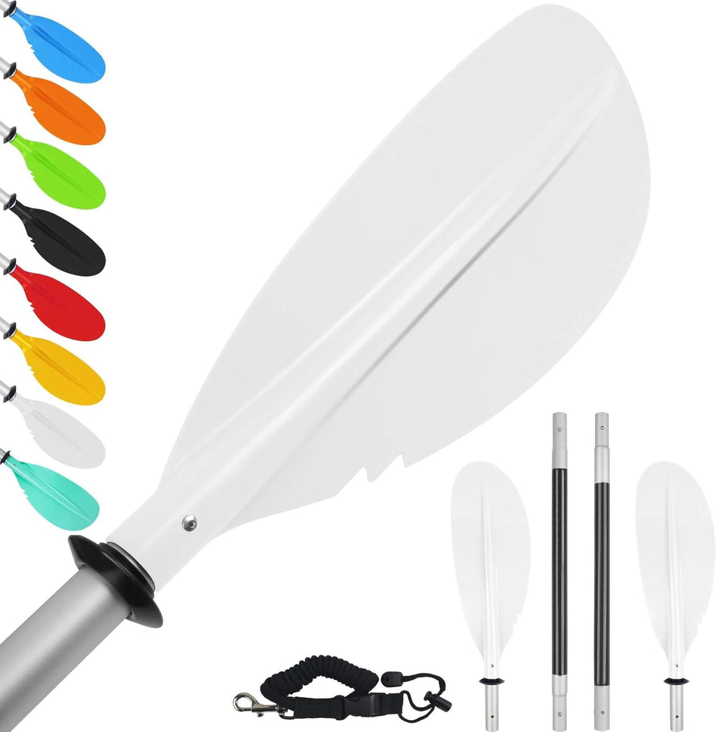 4-Piece Adjustable Kayak Paddle – Aluminum Alloy Shaft