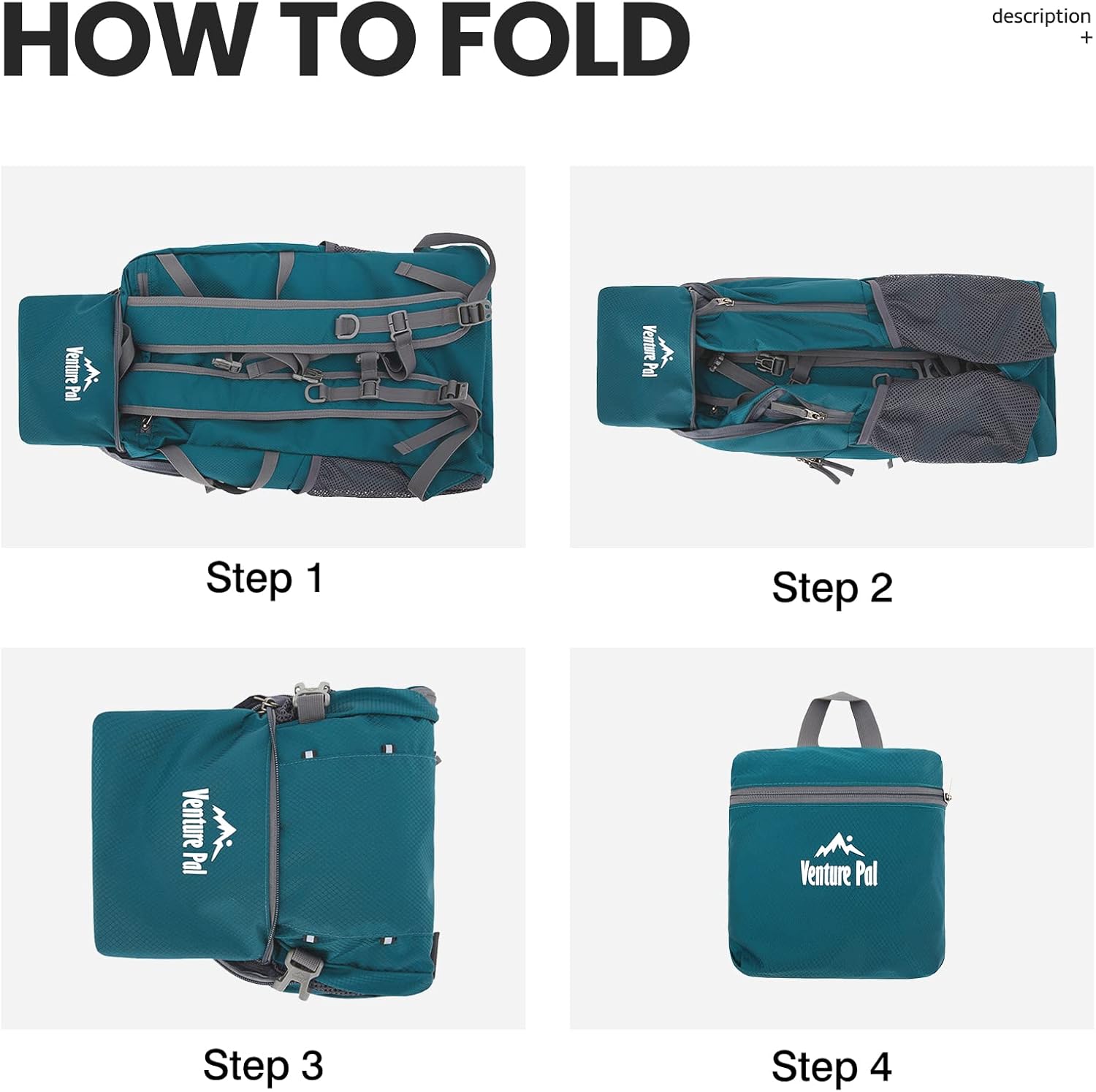 40L Lightweight Packable Hiking Daypack