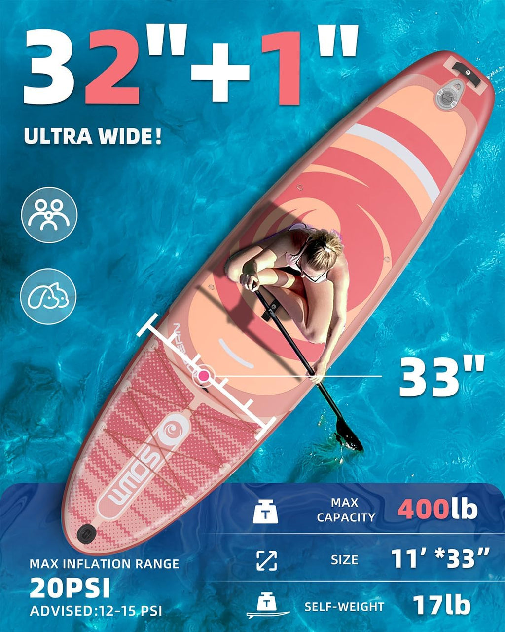 Inflatable Stand-Up Paddle Board 10'6" – All-Round SUP