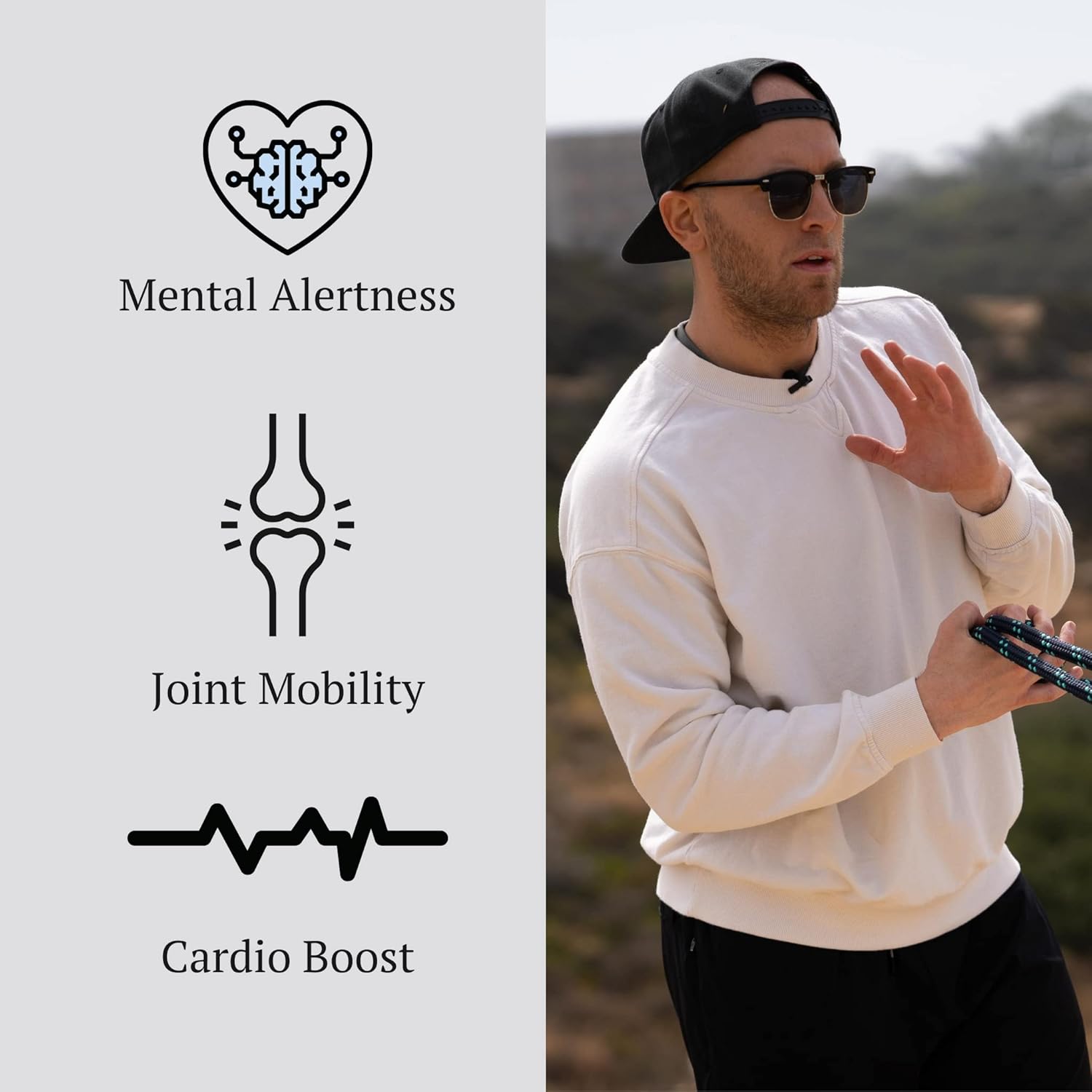 500g Weighted Jump Rope for Cardio & HIIT