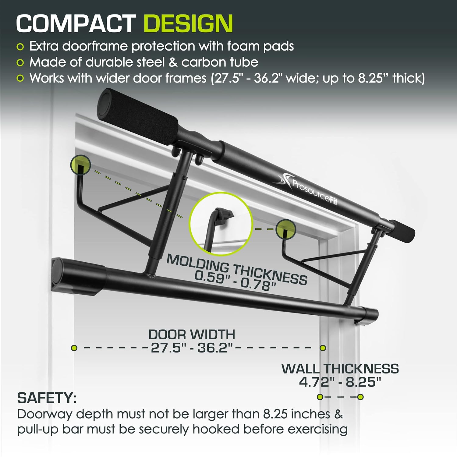 Doorway Pull-Up Bar & Multi-Use Fitness Trainer