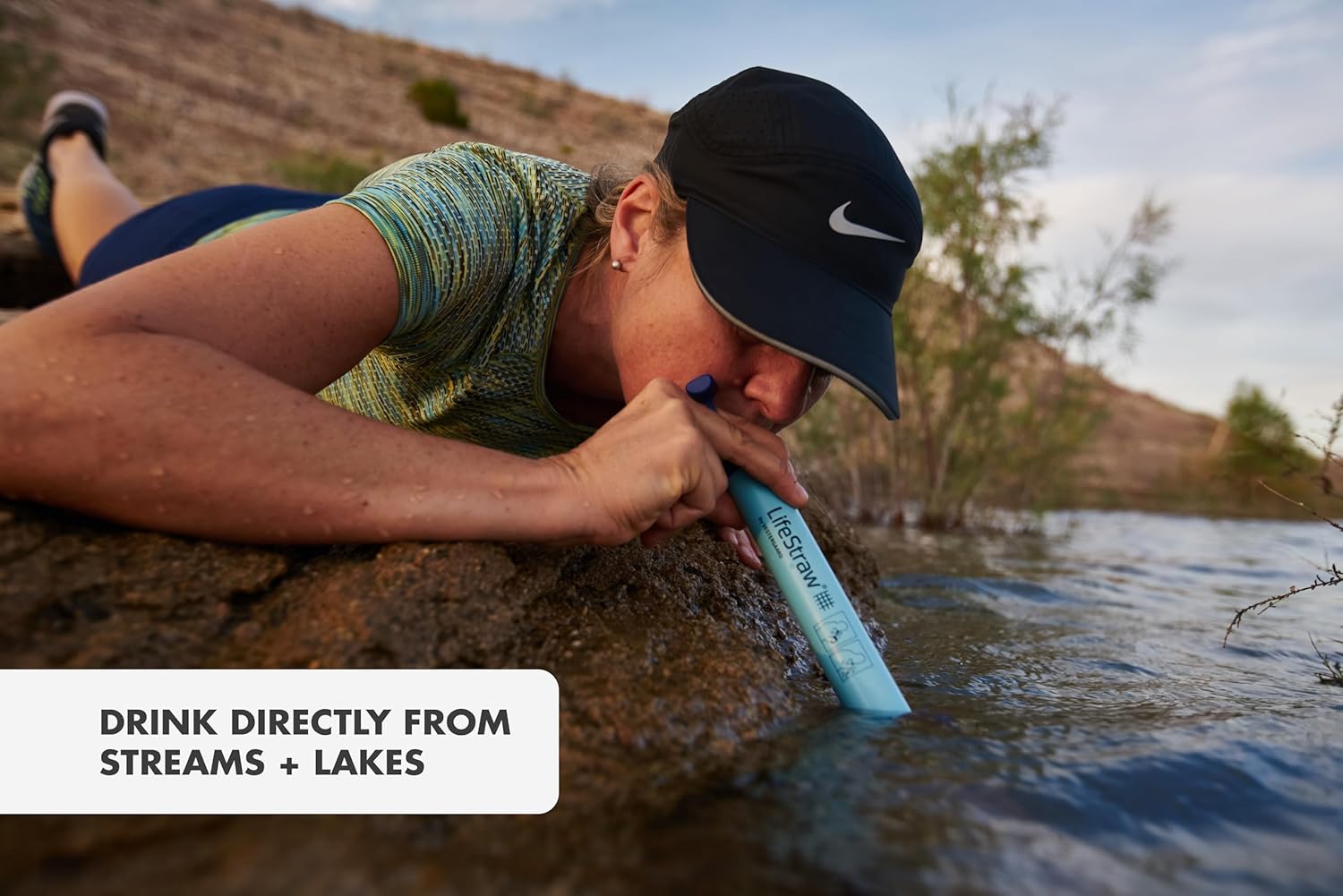 Personal Water Filter Straw for Hiking & Emergency