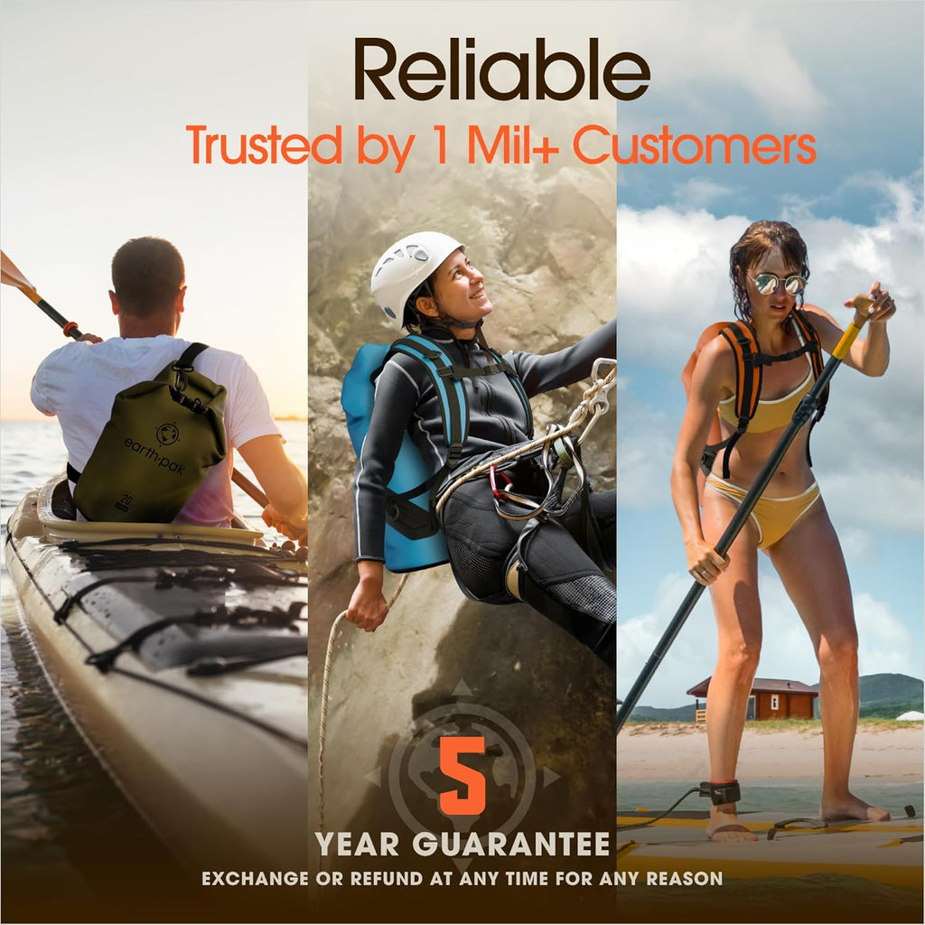 Roll-Top Waterproof Dry Bag with Phone Case