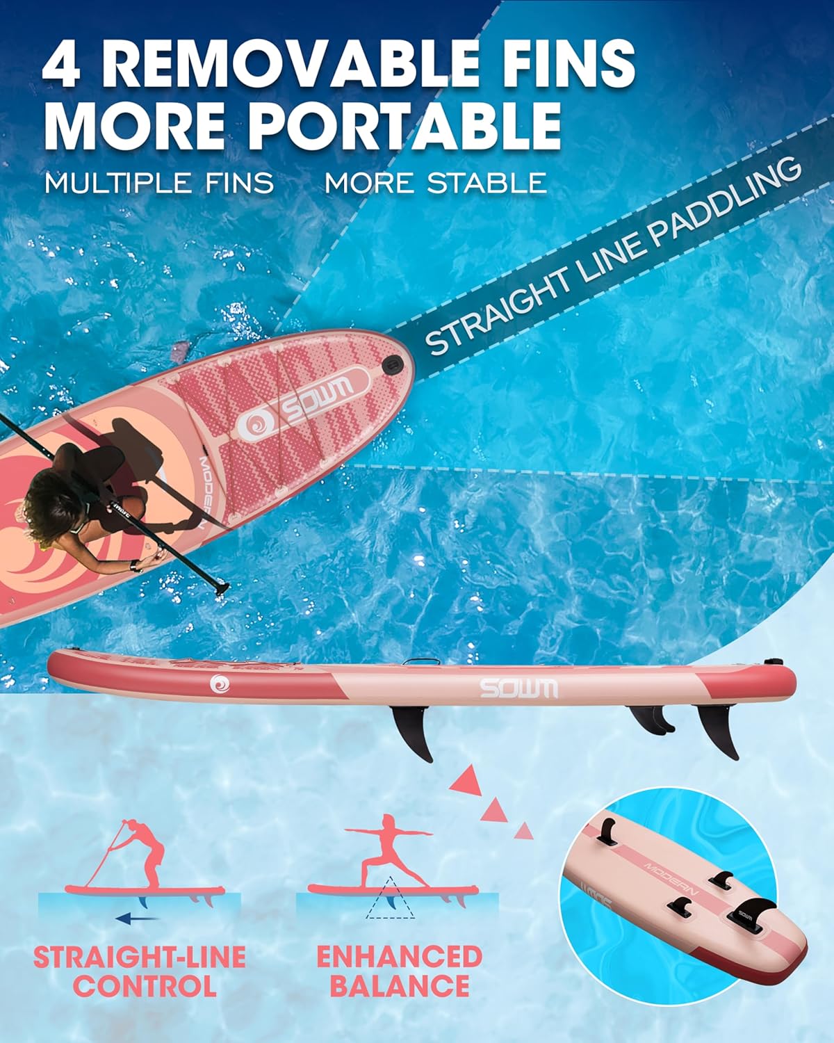 Inflatable Stand-Up Paddle Board 10'6" – All-Round SUP