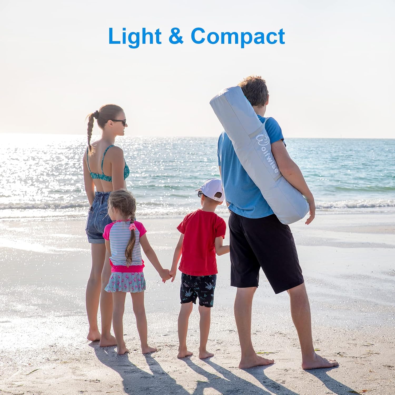 3-4 Person Beach Tent with UPF 50+ Sun Protection