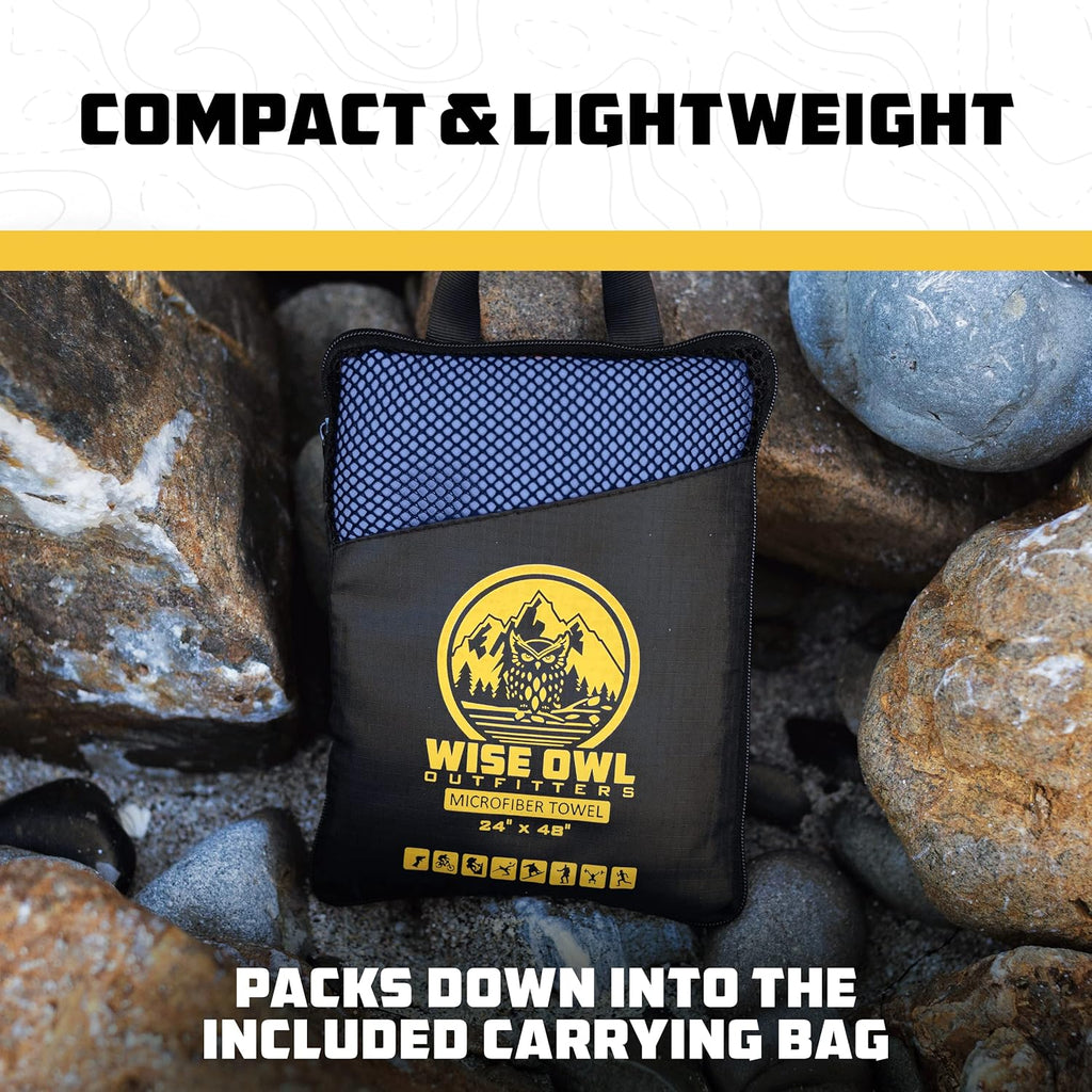 Quick-Dry Microfiber Travel & Beach Towel