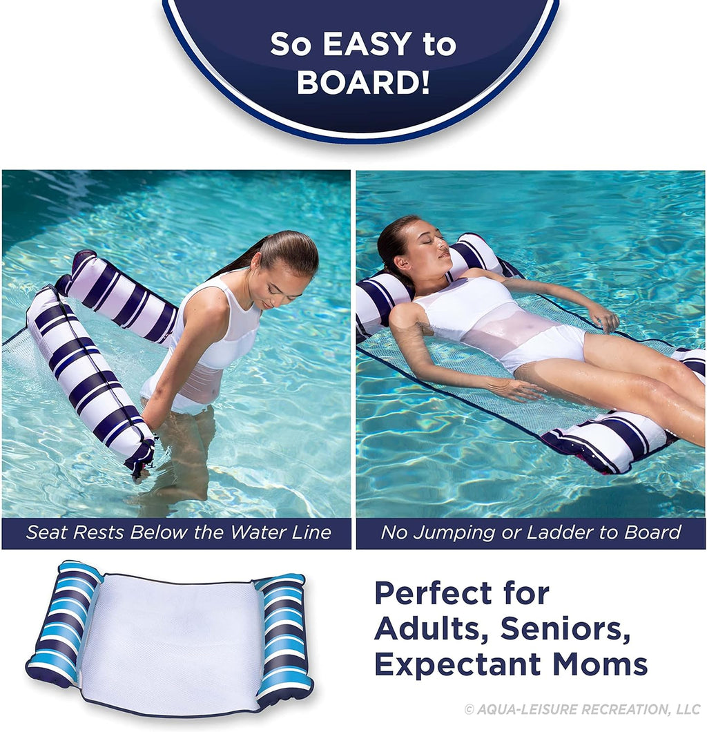 4-in-1 Hammock Pool Float for Adults – XL