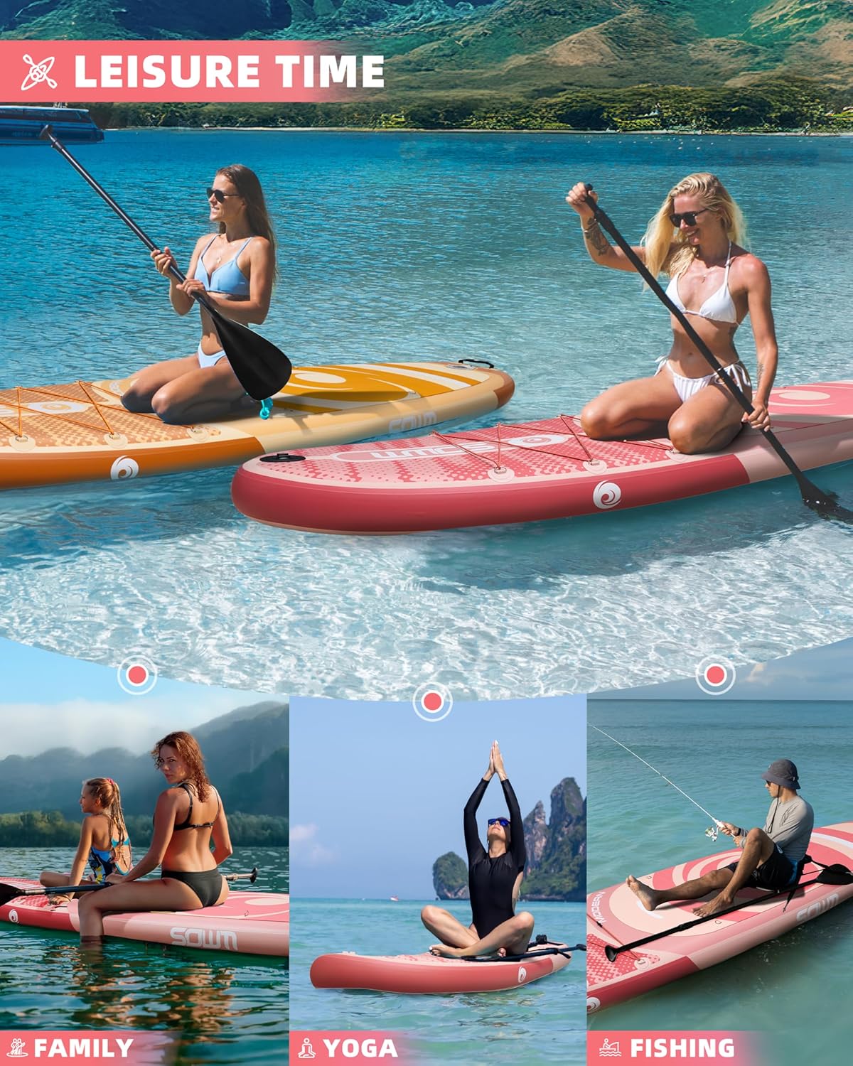 Inflatable Stand-Up Paddle Board 10'6" – All-Round SUP