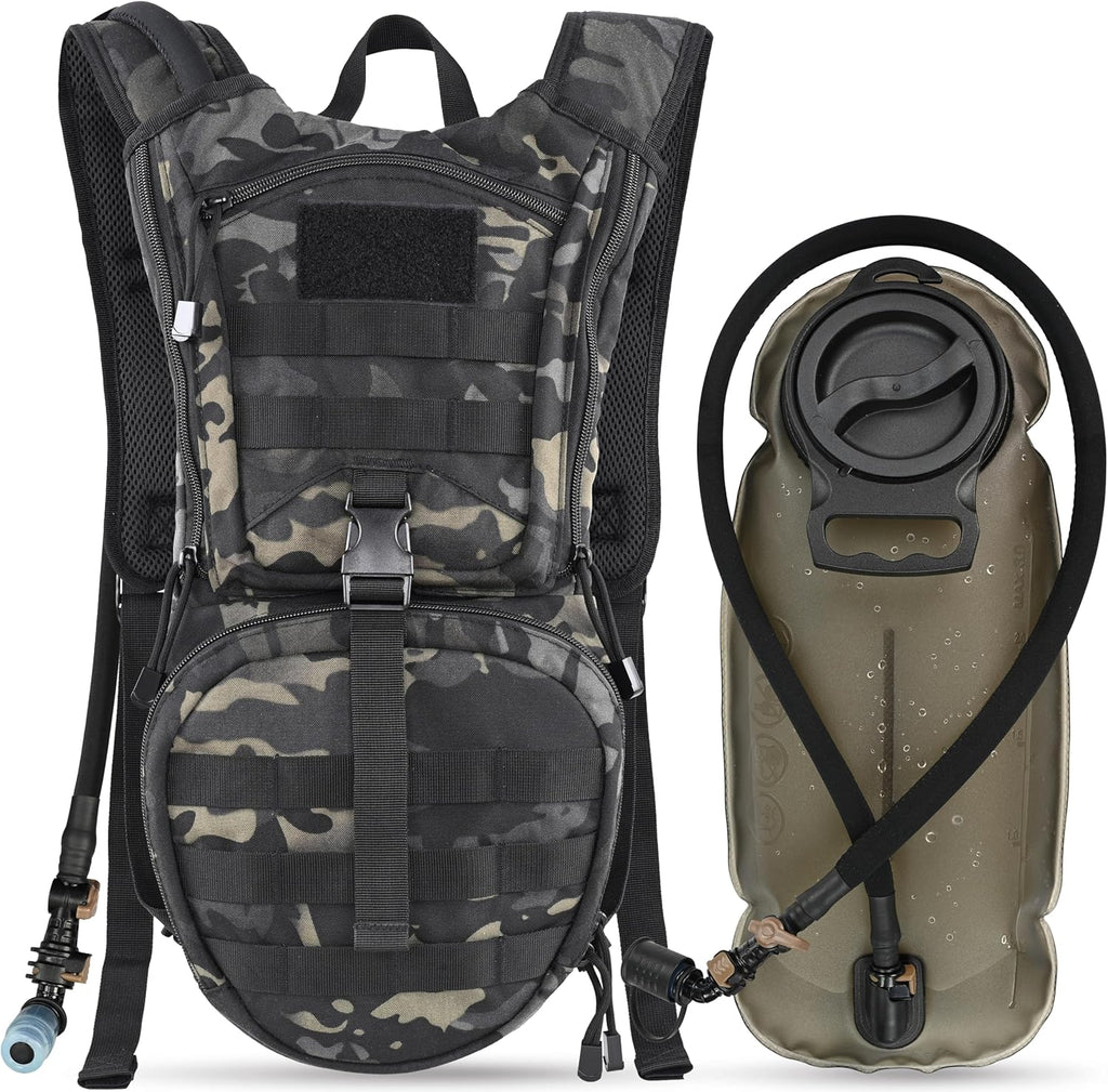 3L Tactical Hydration Pack Backpack with Water Bladder