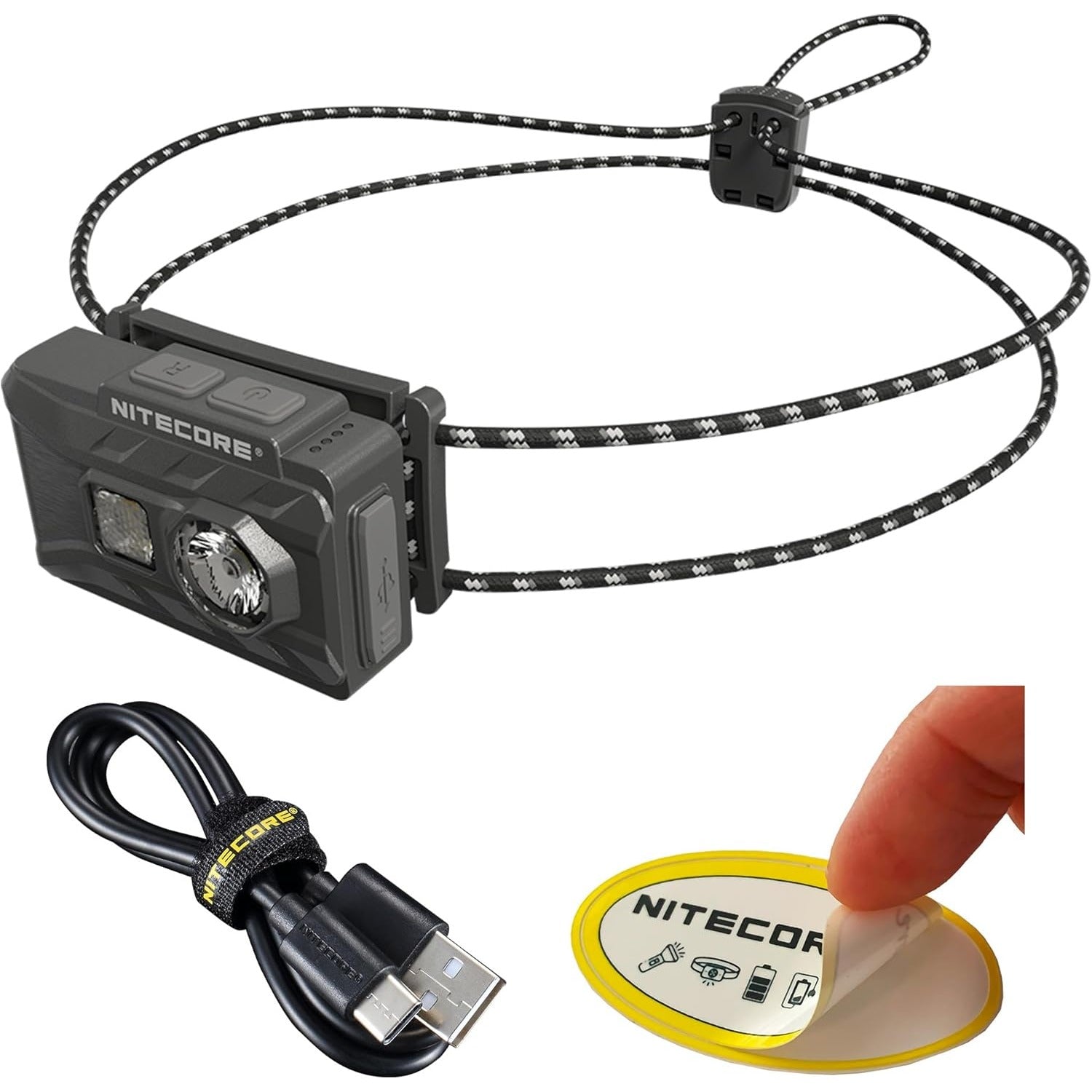 360-Lumen USB-C Rechargeable Headlamp