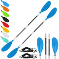 4-Piece Adjustable Kayak Paddle – Aluminum Alloy Shaft