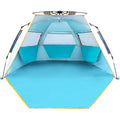 3-4 Person Beach Tent with UPF 50+ Sun Protection