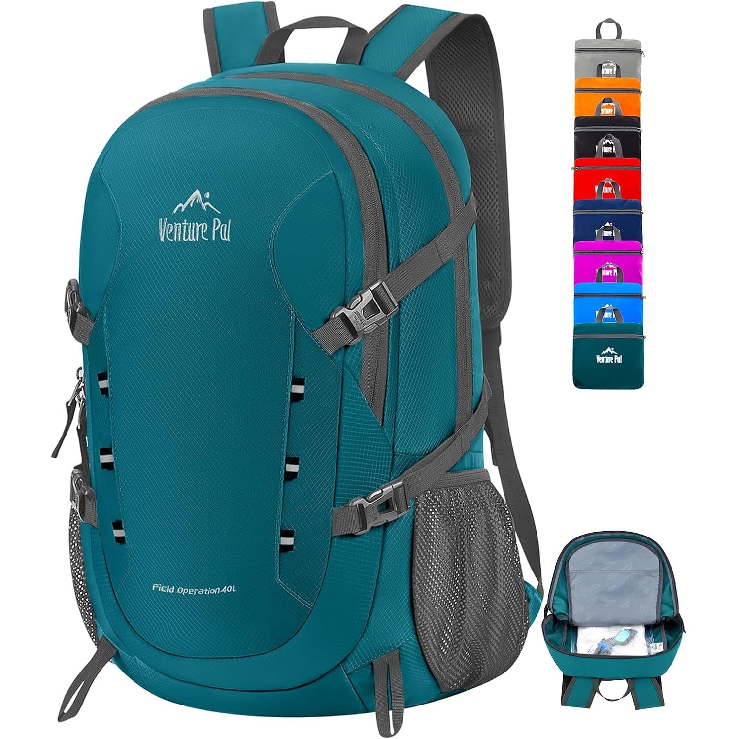 40L Lightweight Packable Hiking Daypack
