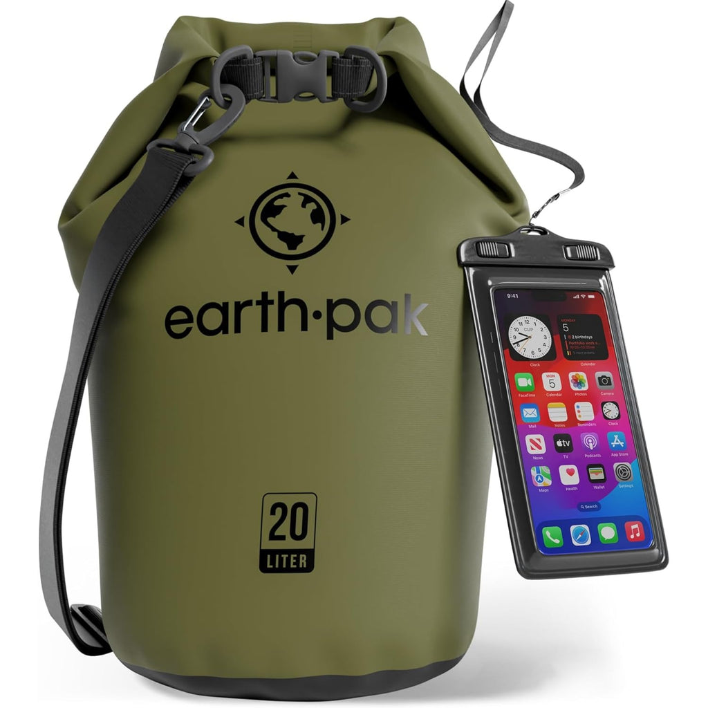 Roll-Top Waterproof Dry Bag with Phone Case